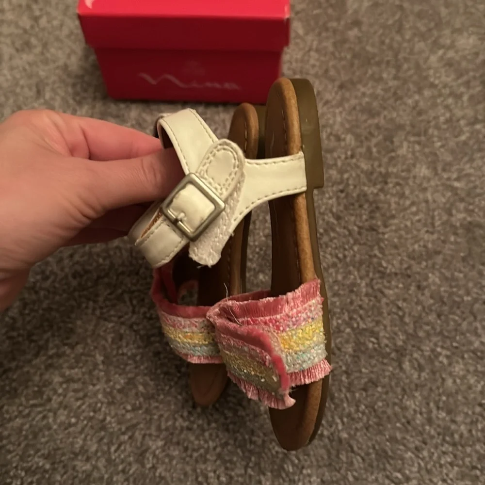 Nina Marcela Rainbow Chunk Sandals